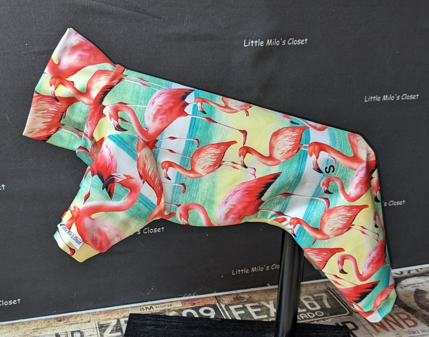 UPF+50 Italian Greyhound Capri length Bodysuit