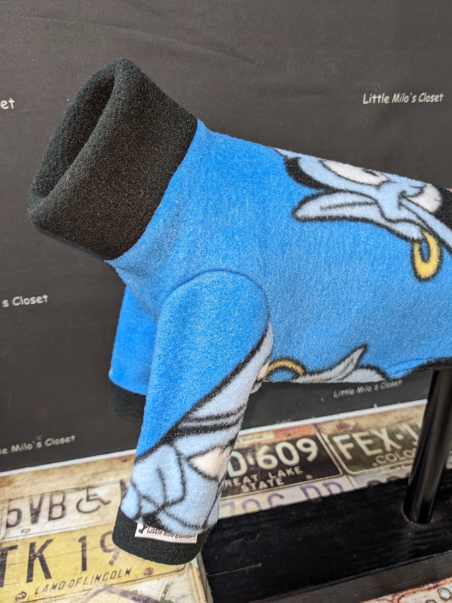 Extra Small Italian Greyhound Fleece Top - Little Milo's Closet