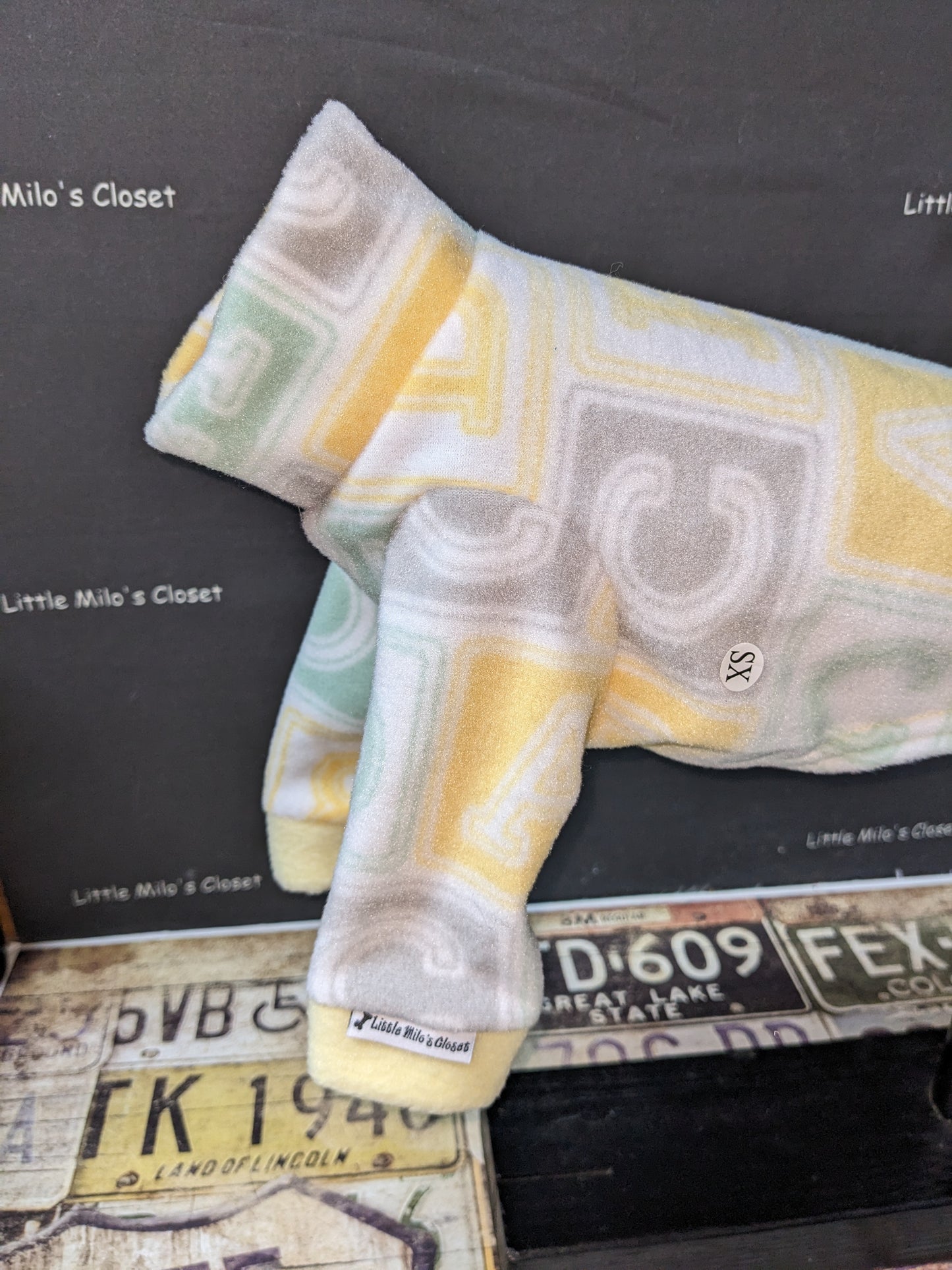Extra Small Italian Greyhound Fleece Top - Little Milo's Closet