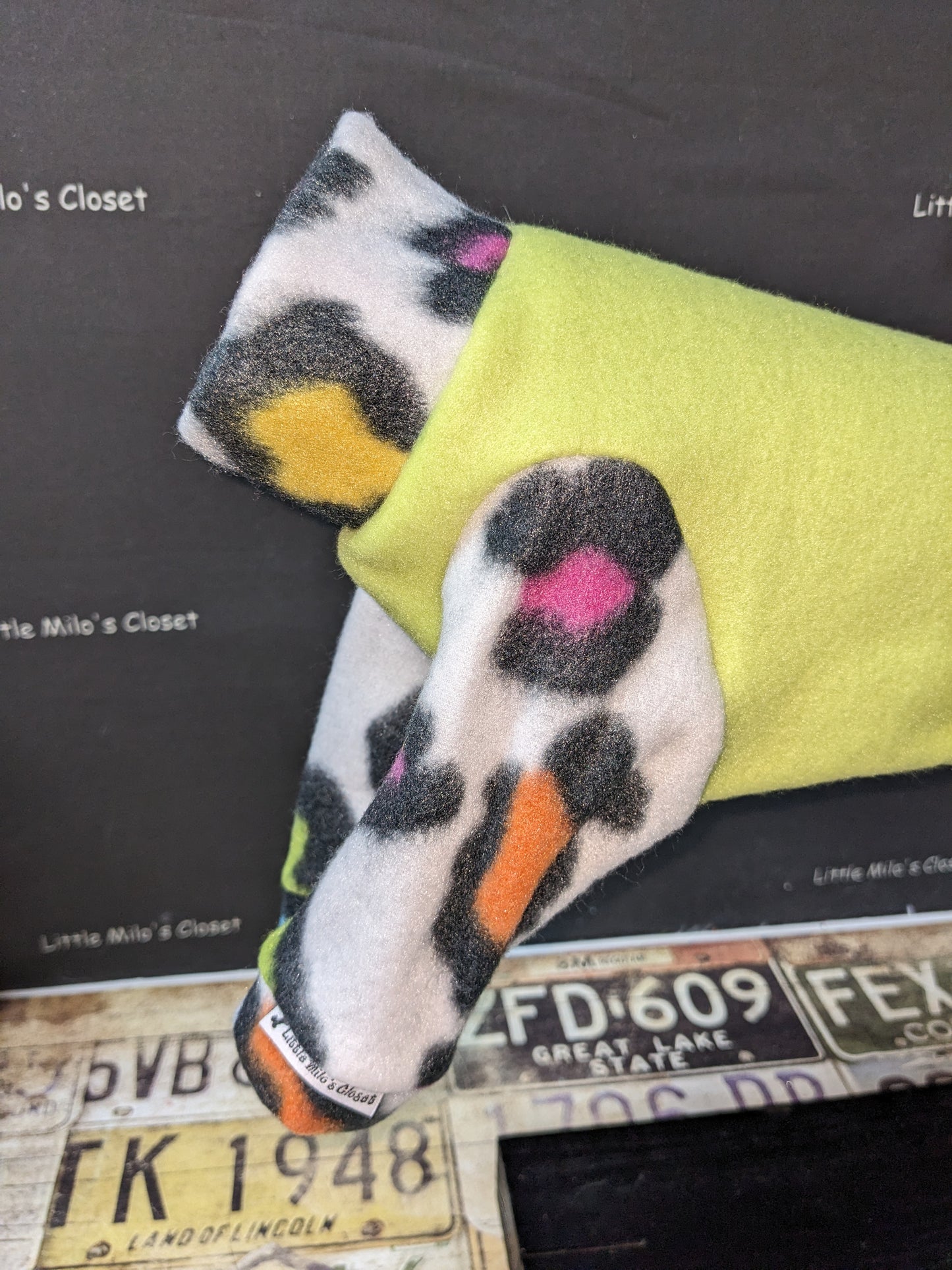 Extra Small Italian Greyhound Fleece Top - Little Milo's Closet