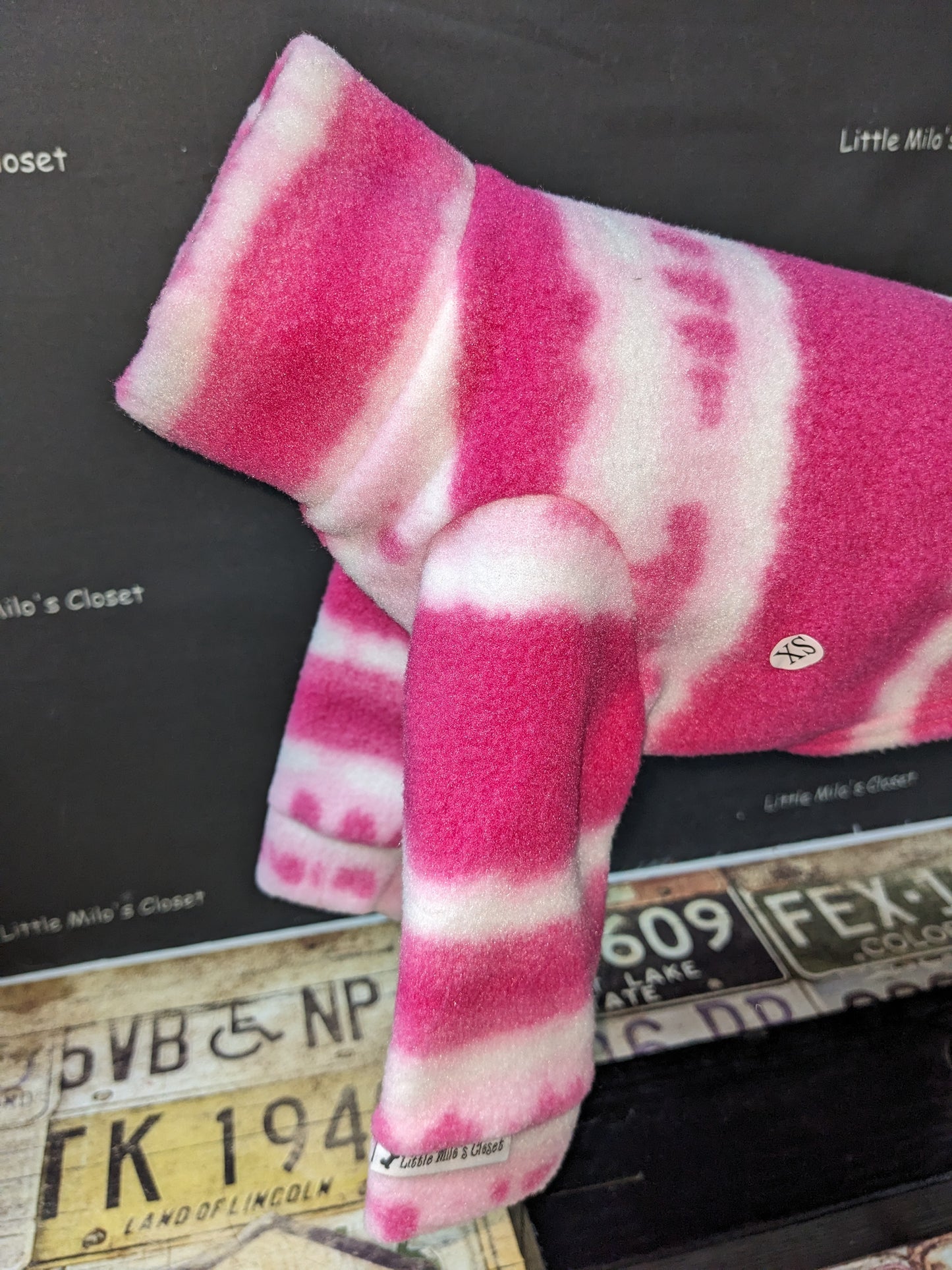 Extra Small Italian Greyhound Fleece Top - Little Milo's Closet