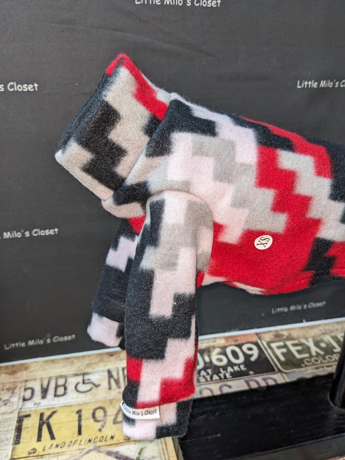 Extra Small Italian Greyhound Fleece Top - Little Milo's Closet