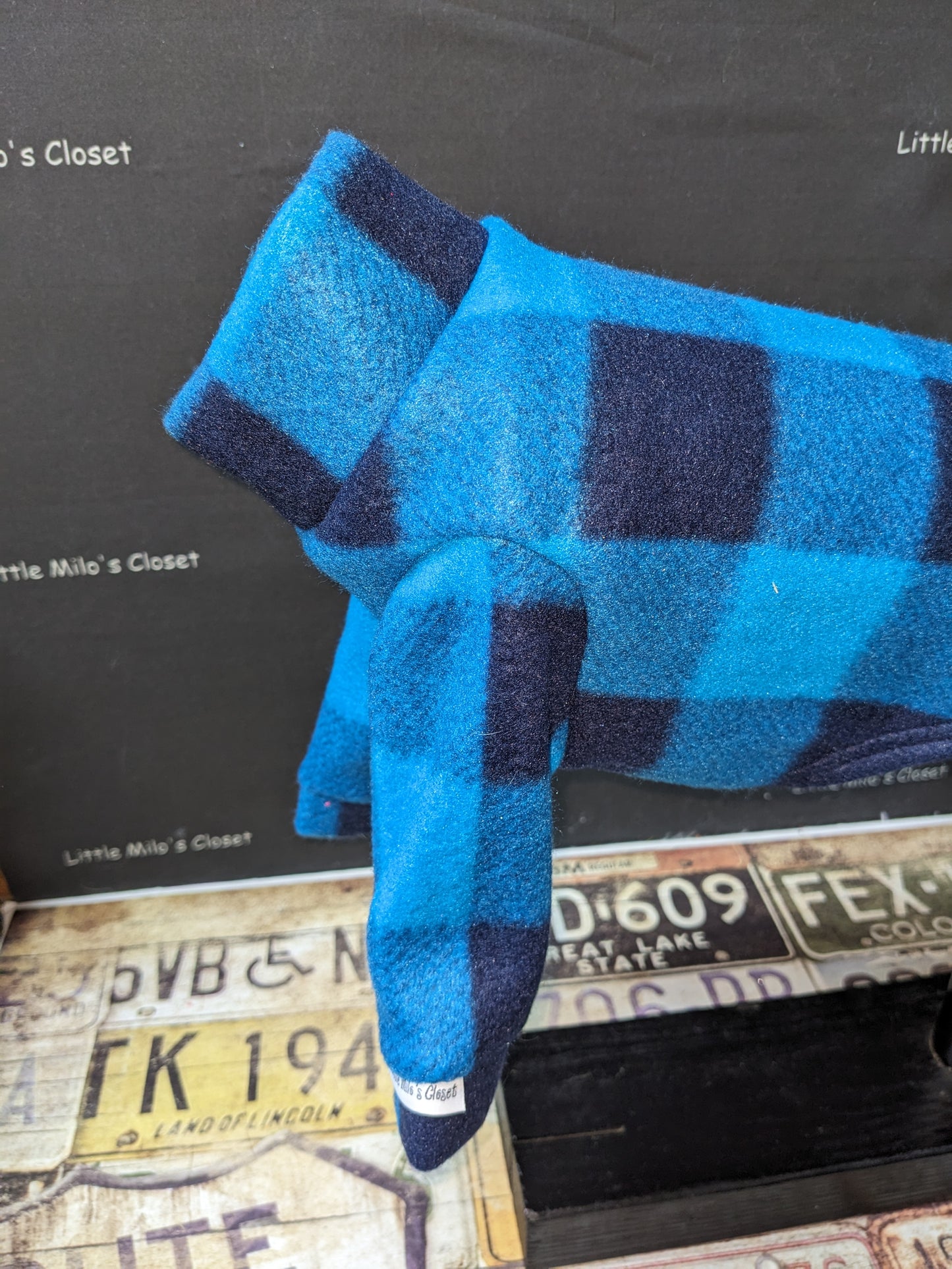 Extra Small Italian Greyhound Fleece Top - Little Milo's Closet