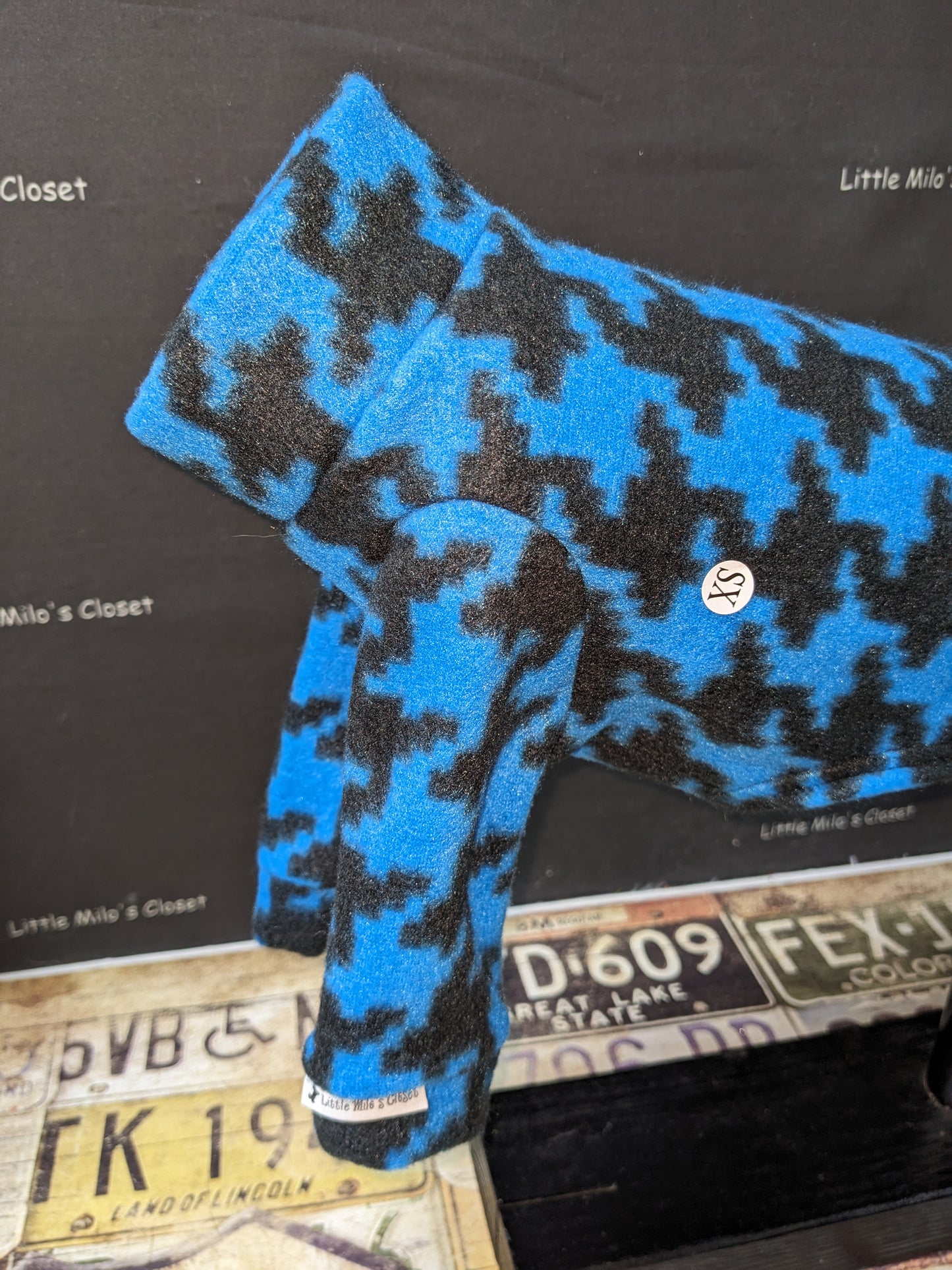 Extra Small Italian Greyhound Fleece Top - Little Milo's Closet