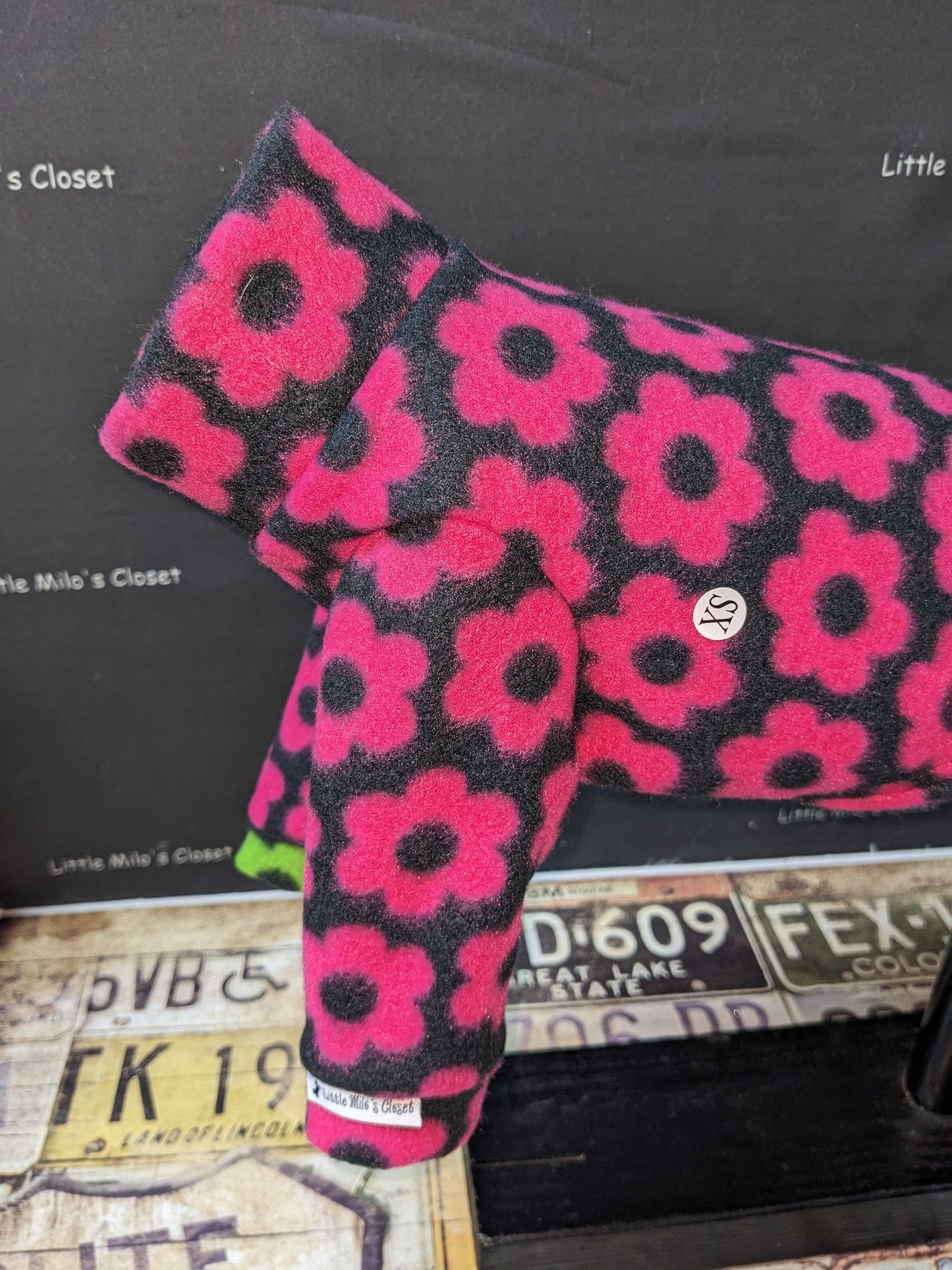 Extra Small Italian Greyhound Fleece Top - Little Milo's Closet