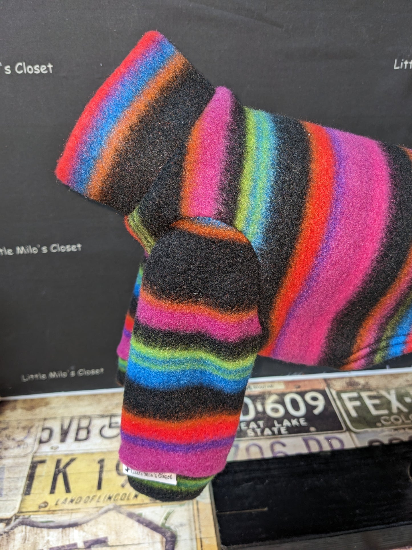 Extra Small Italian Greyhound Fleece Top - Little Milo's Closet