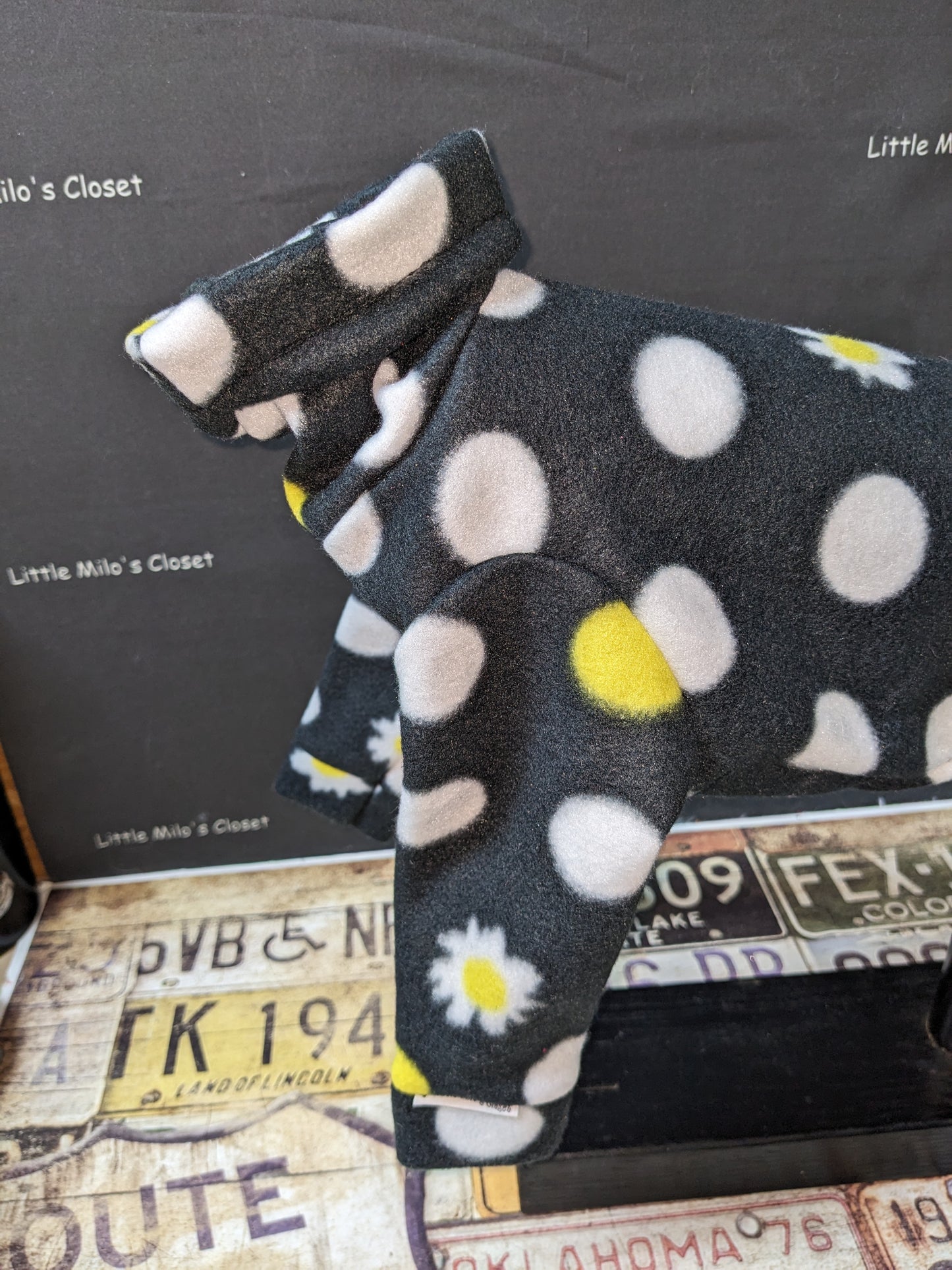 Extra Small Italian Greyhound Fleece Top - Little Milo's Closet