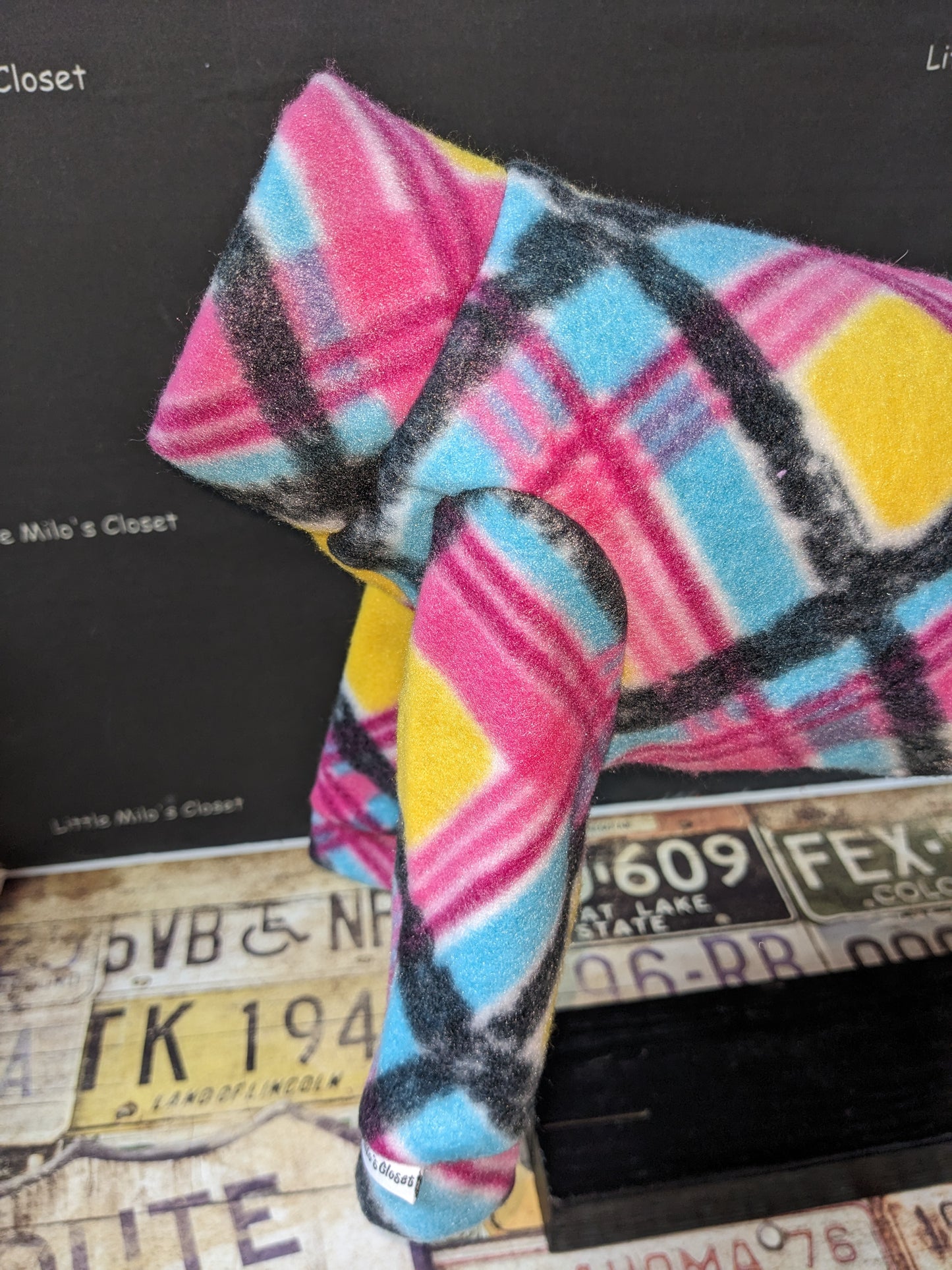 Extra Small Italian Greyhound Fleece Top - Little Milo's Closet