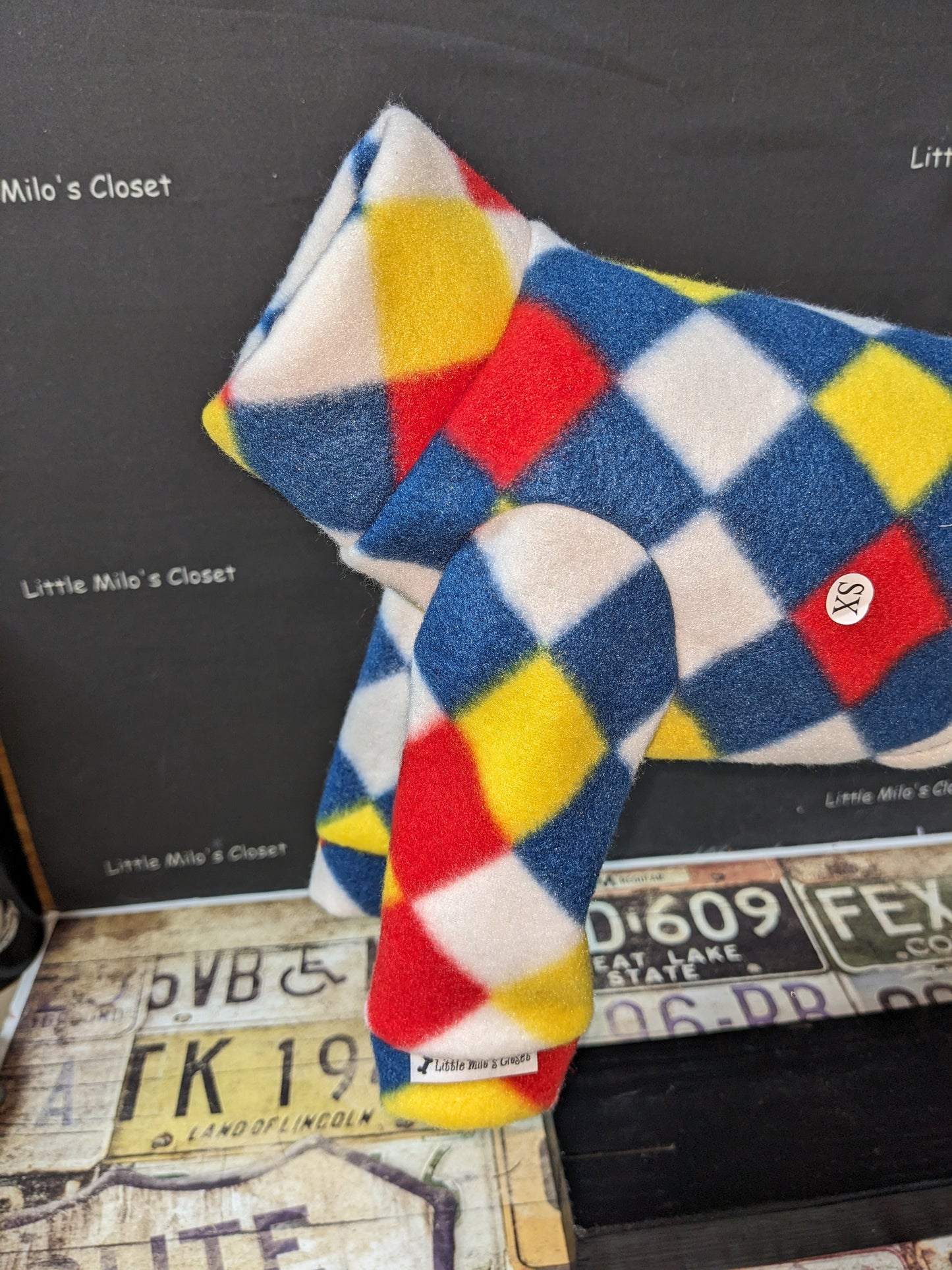 Extra Small Italian Greyhound Fleece Top - Little Milo's Closet