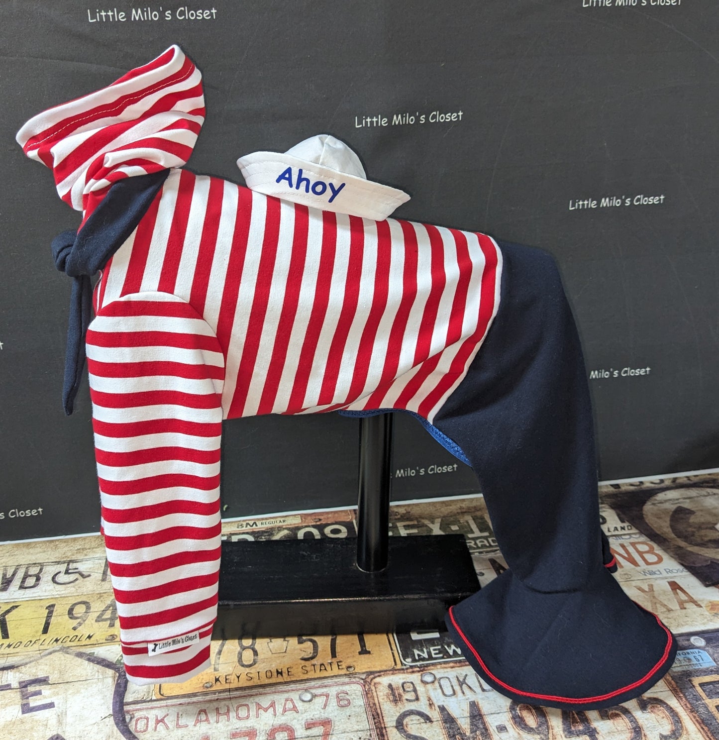 Custom Sailor Bodysuit and Hat