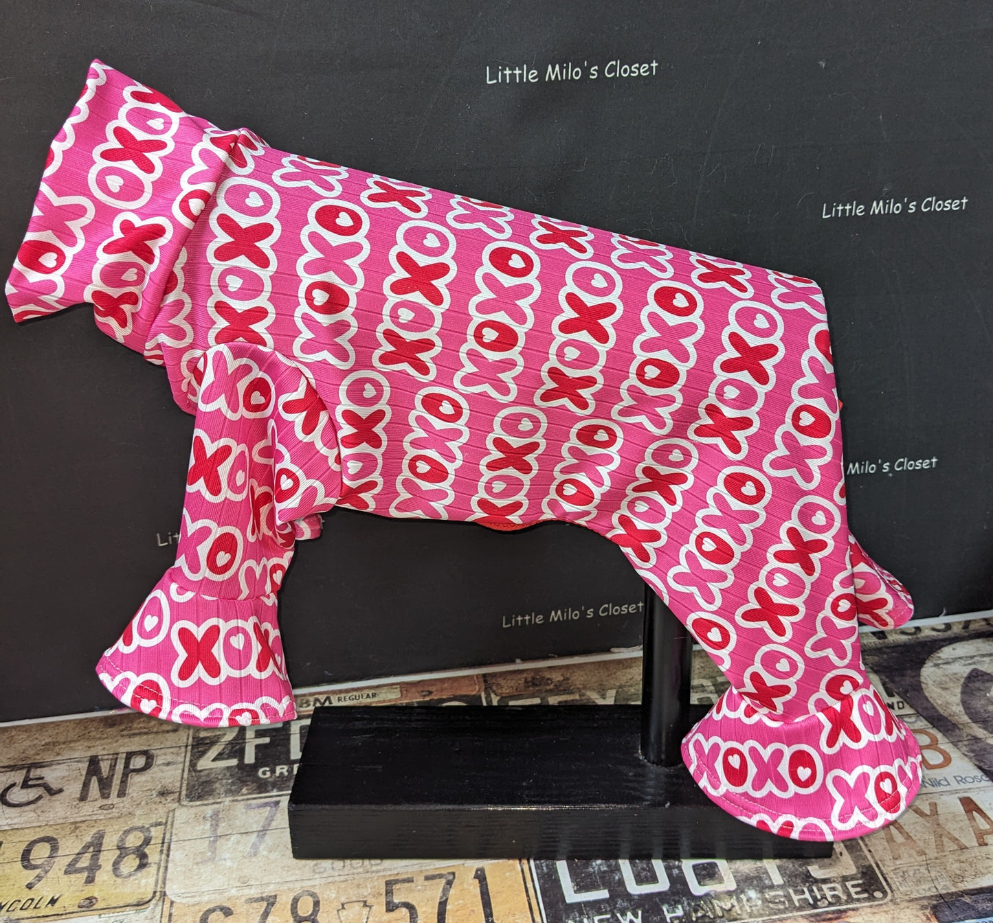 Custom Fabric Bell Bottom Bodysuit