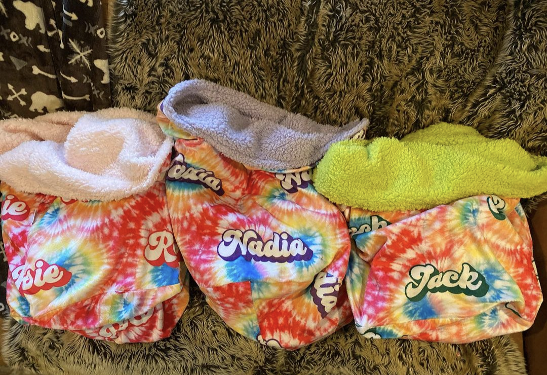 Custom Sherpa Pup Nap Sacs, Burrowing Sacs, Sleep Sacs