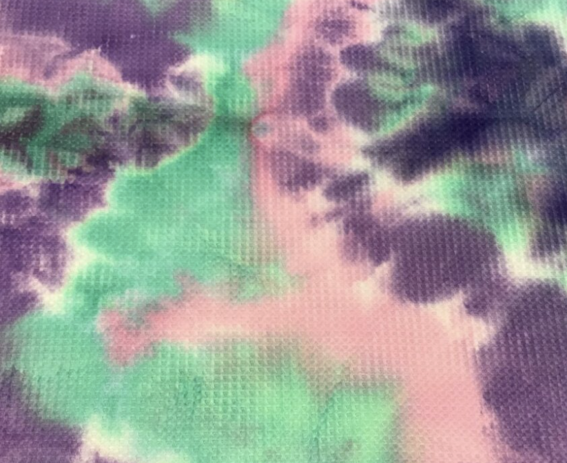 Custom Waffle Weave Italian Greyhound Iggy Soft Snooded Tie Dyed Tops