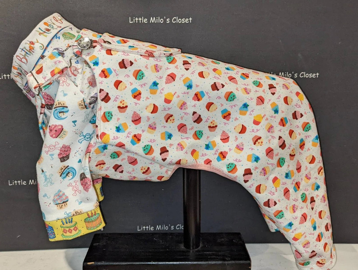 Custom Denim Overalls For Iggys & Small Pups - Little Milo's Closet