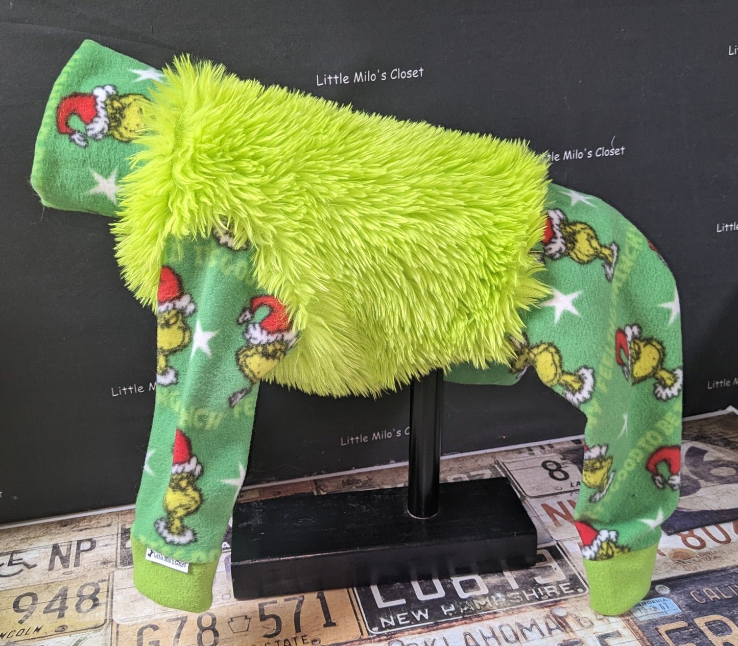 Custom Grinch Bodysuit - Little Milo's Closet