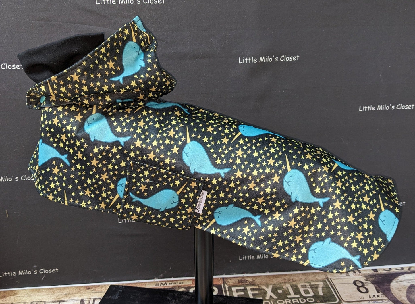 Custom Italian Greyhound Blanket Style Raincoat - Little Milo's Closet