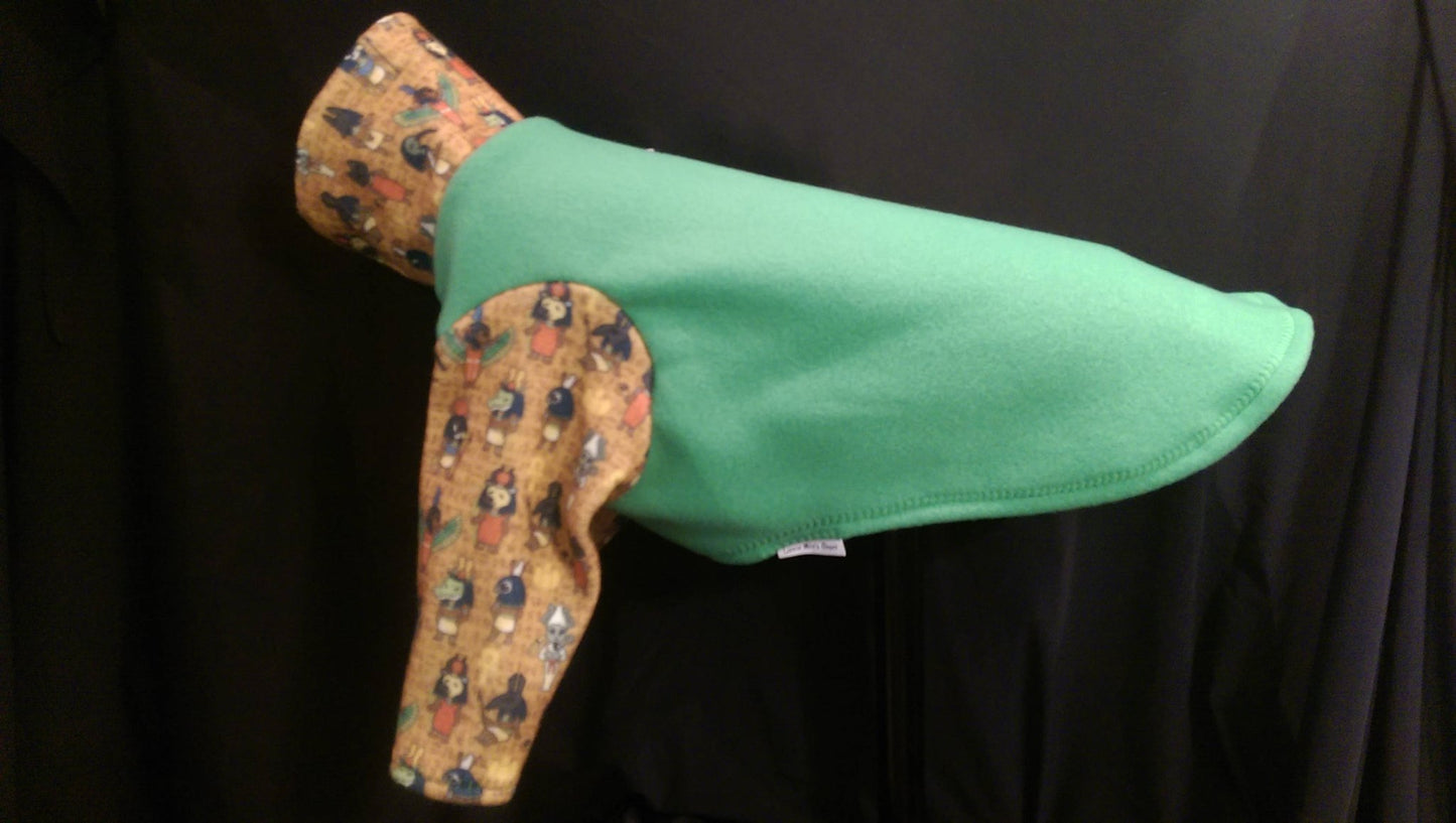 Custom Italian Greyhound Cotton Knit & Fleece Long Sleeve Top - Little Milo's Closet
