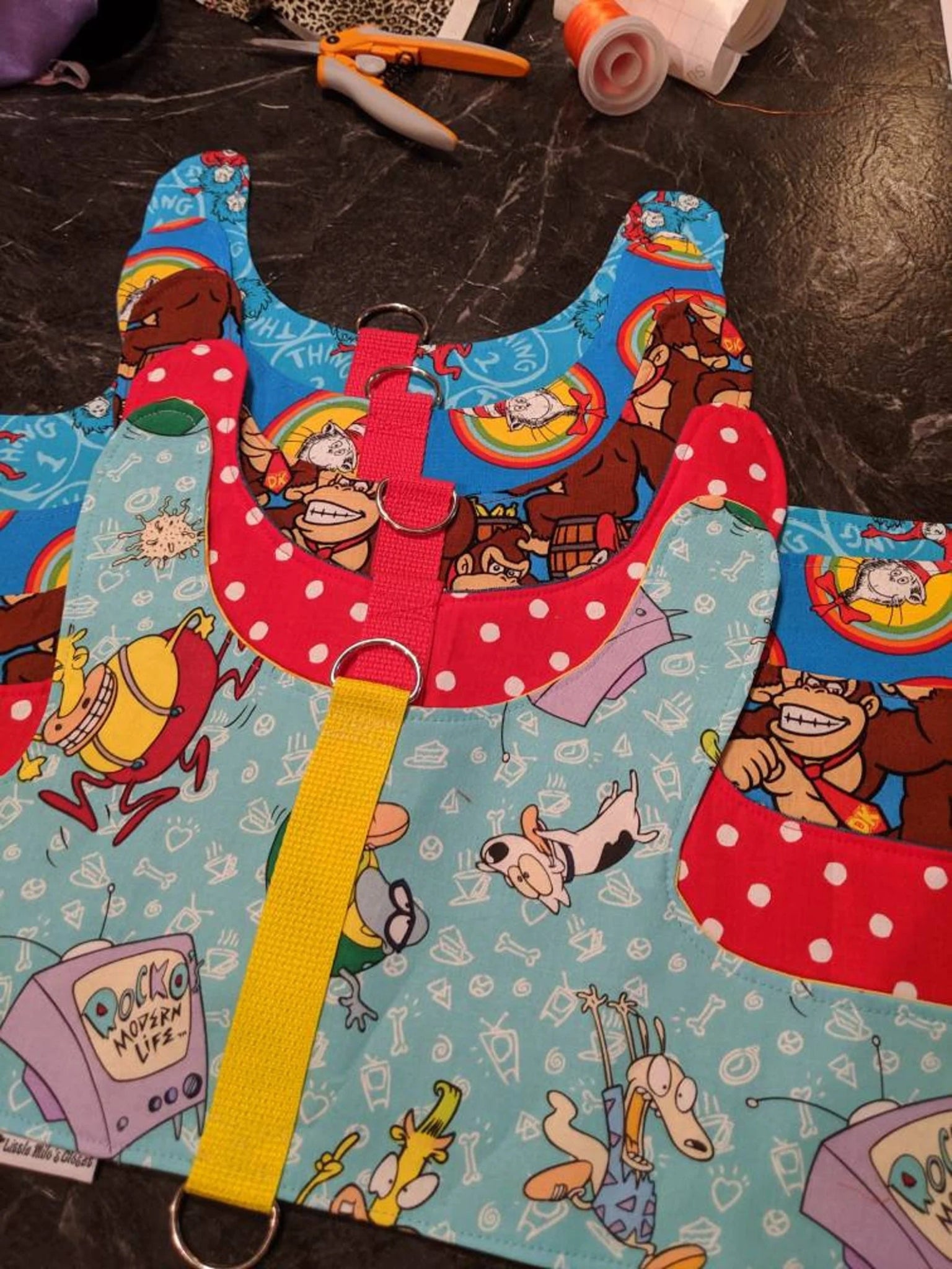 Custom Reversible Harness Vests For Iggys & Small Pups - Little Milo's Closet