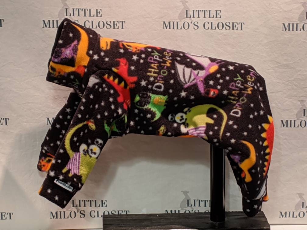 Halloween Italian Greyhound Plush Fleece