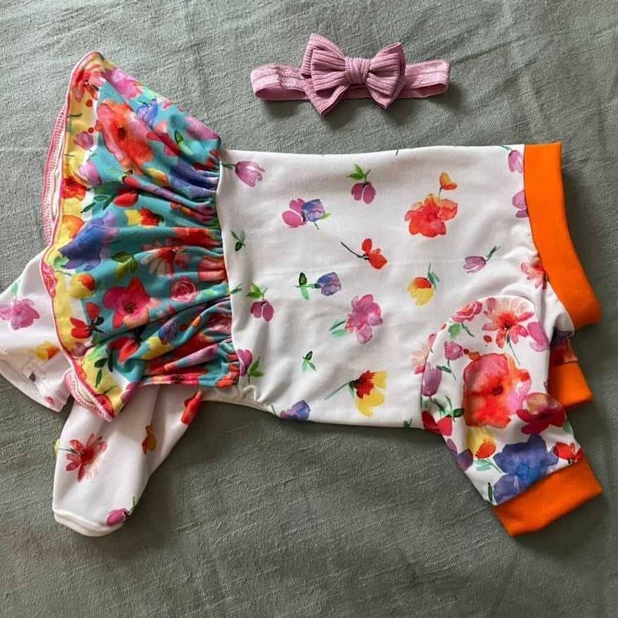 Custom Ruffled Bike Short Onesie - Little Milo's Closet