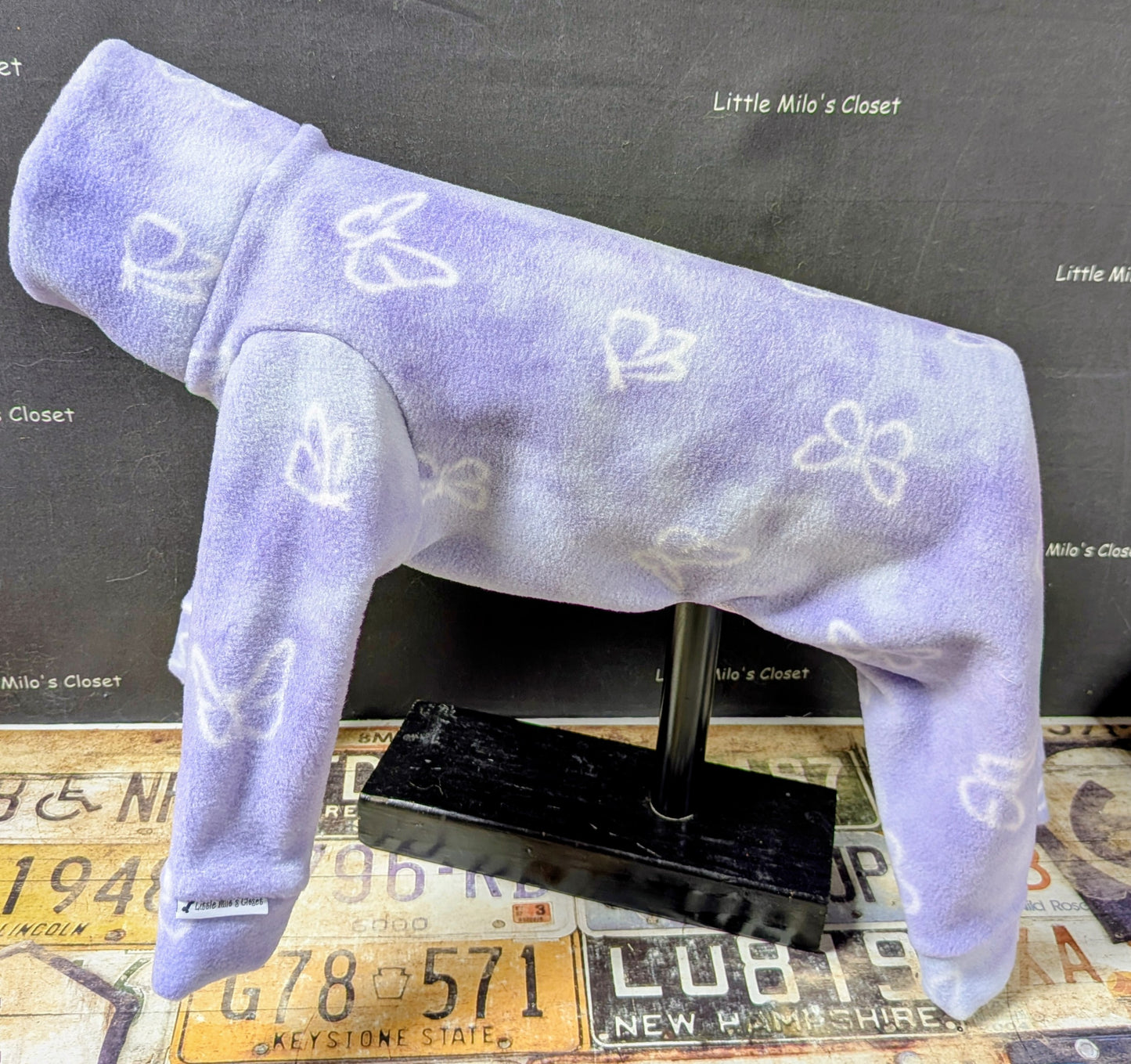 Custom Faded Purple Butterfly Bodysuit Limited Edition