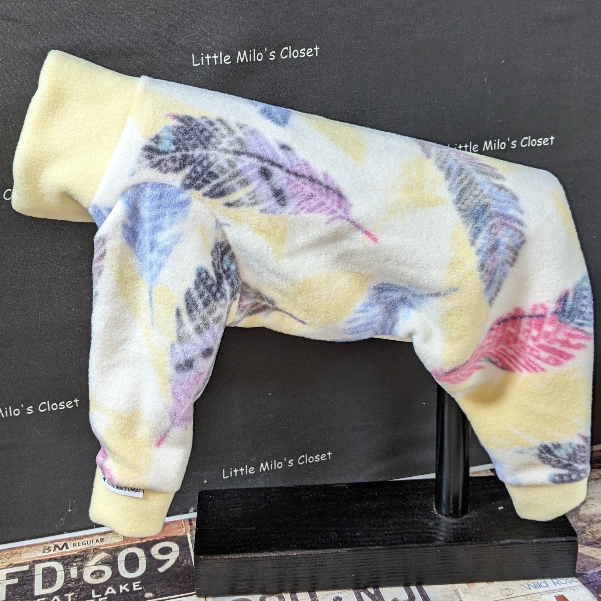 Custom Iggy, Whippet, Greyhound Fleece Bodysuit - Little Milo's Closet