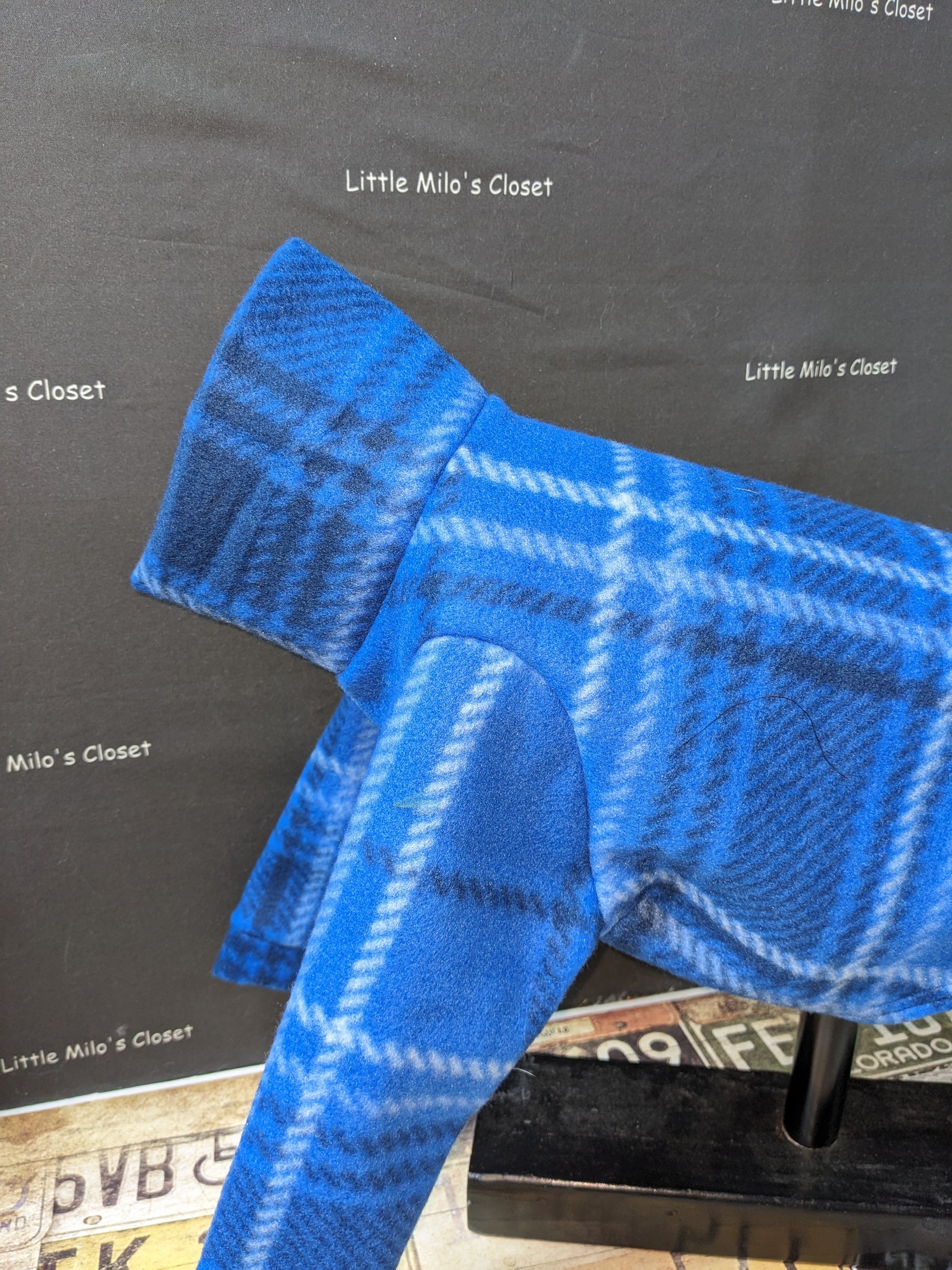 Large Italian Greyhound Fleece Tops - Little Milo's Closet