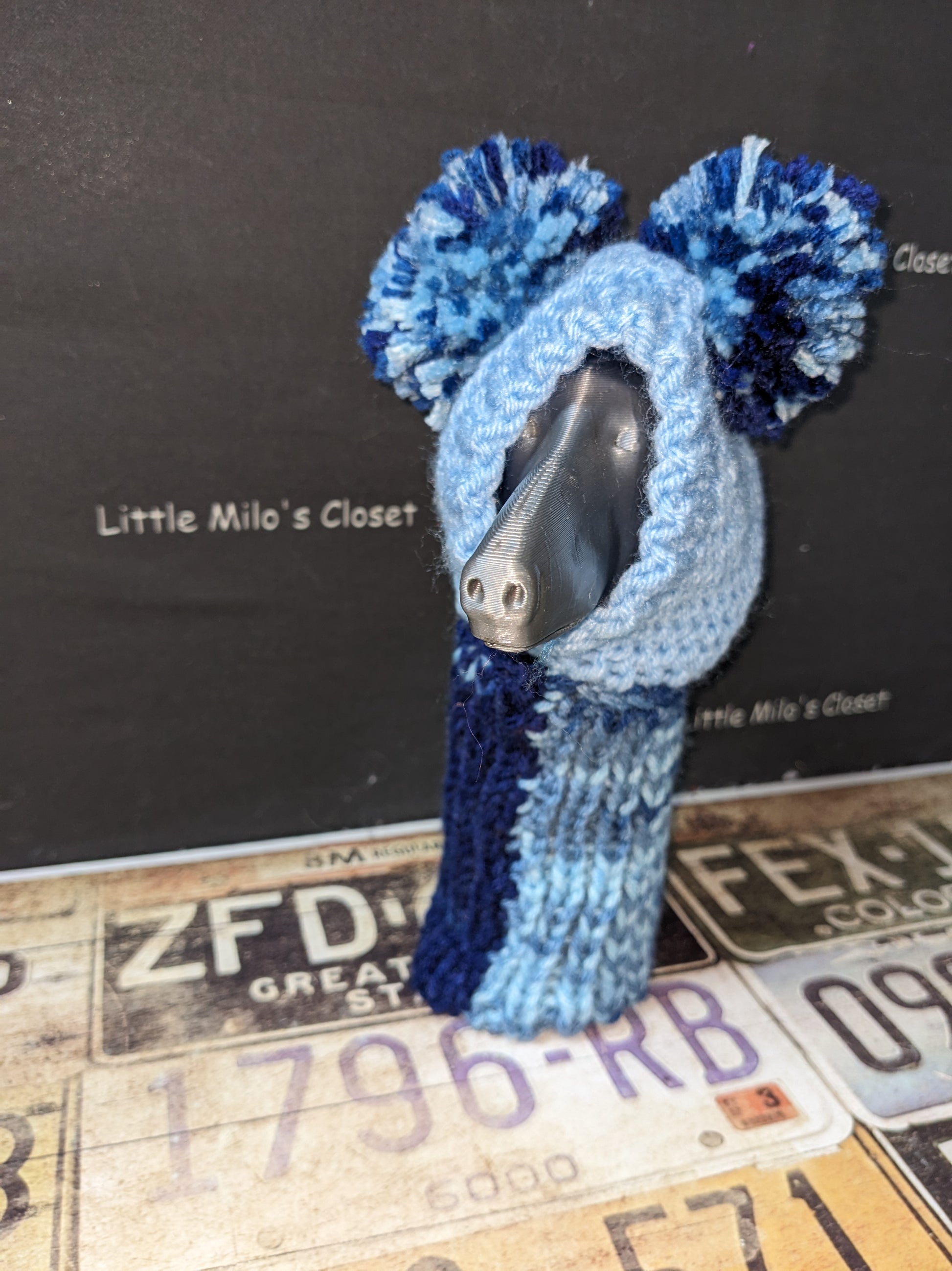 Pom Pom Knitted hats for Italian Greyhounds - Little Milo's Closet