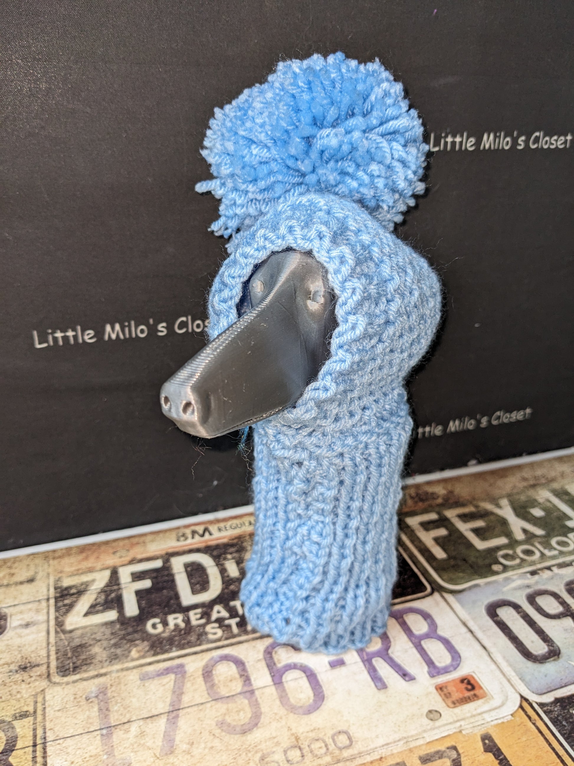 Pom Pom Knitted hats for Italian Greyhounds - Little Milo's Closet