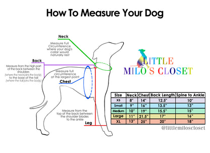 Custom Wool Winter Coat For Iggys & Other Chilly Pups - Little Milo's Closet