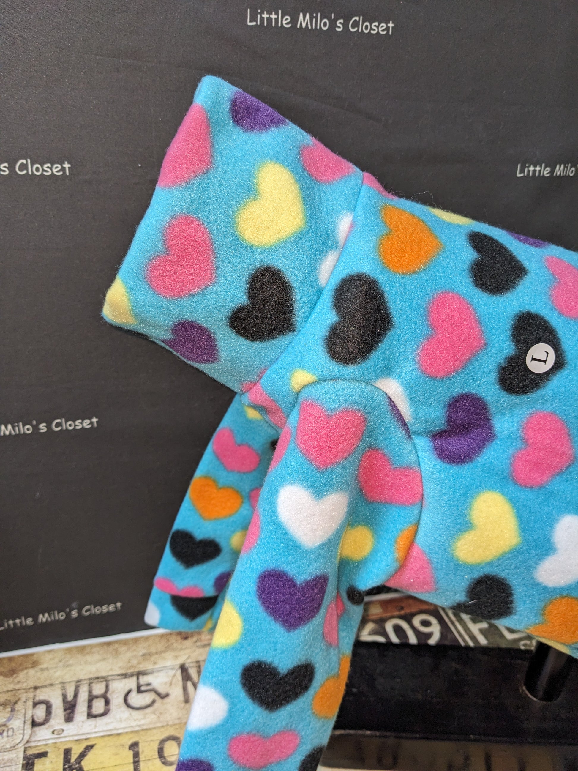 Large Italian Greyhound Fleece Tops - Little Milo's Closet