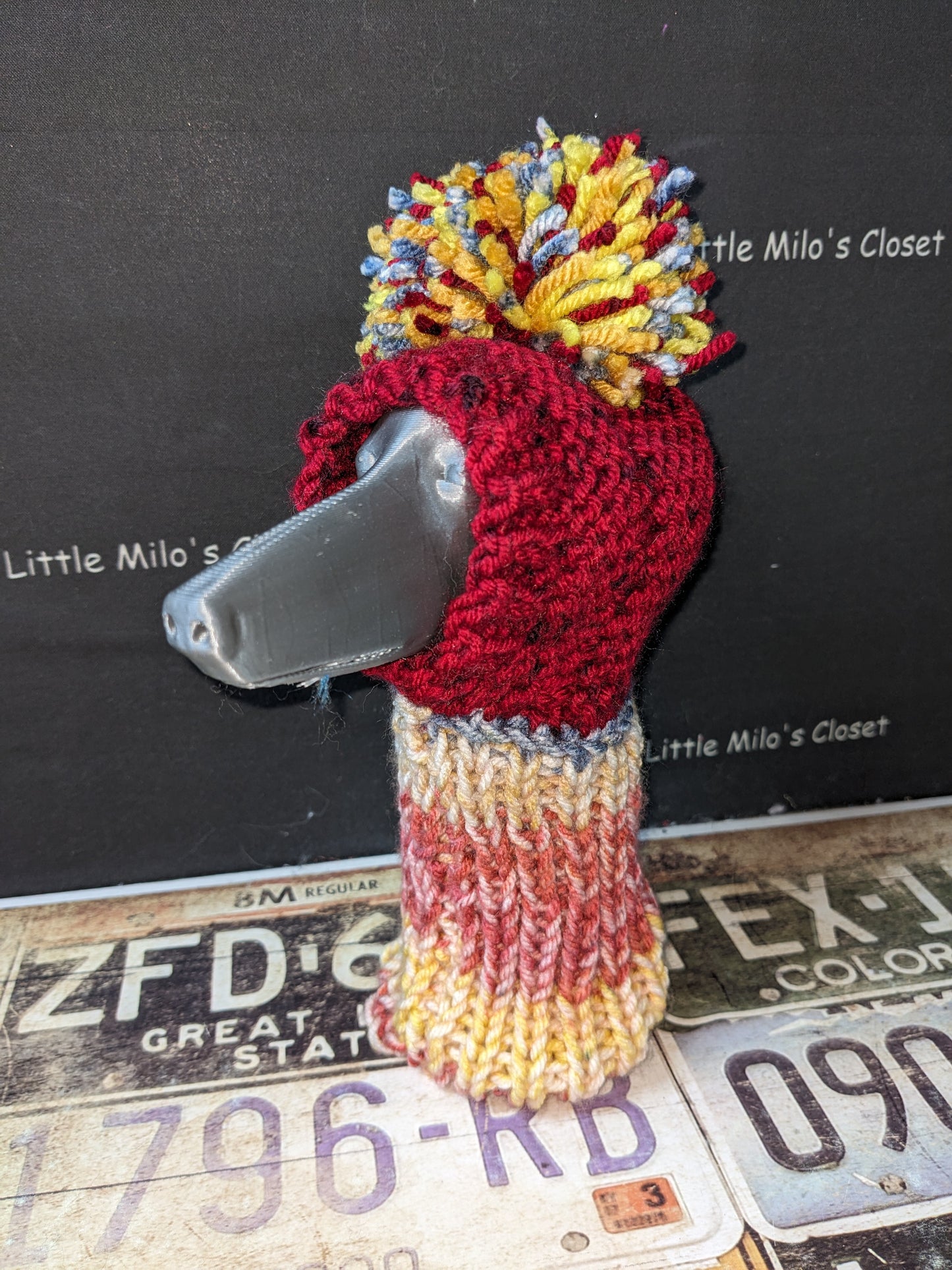 Pom Pom Knitted hats for Italian Greyhounds - Little Milo's Closet