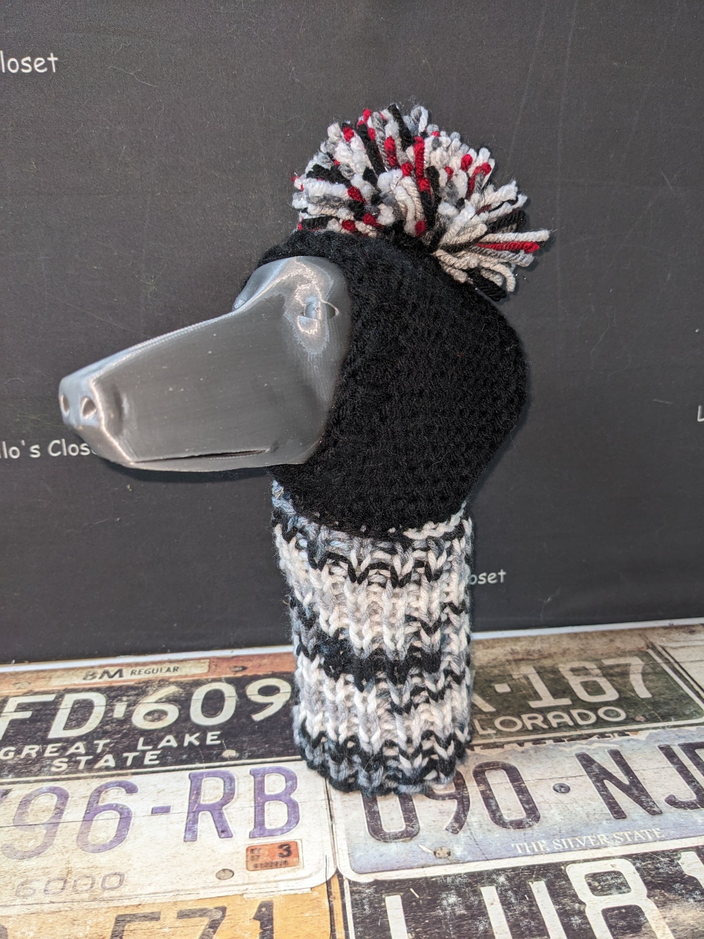 Pom Pom Knitted hats for Italian Greyhounds