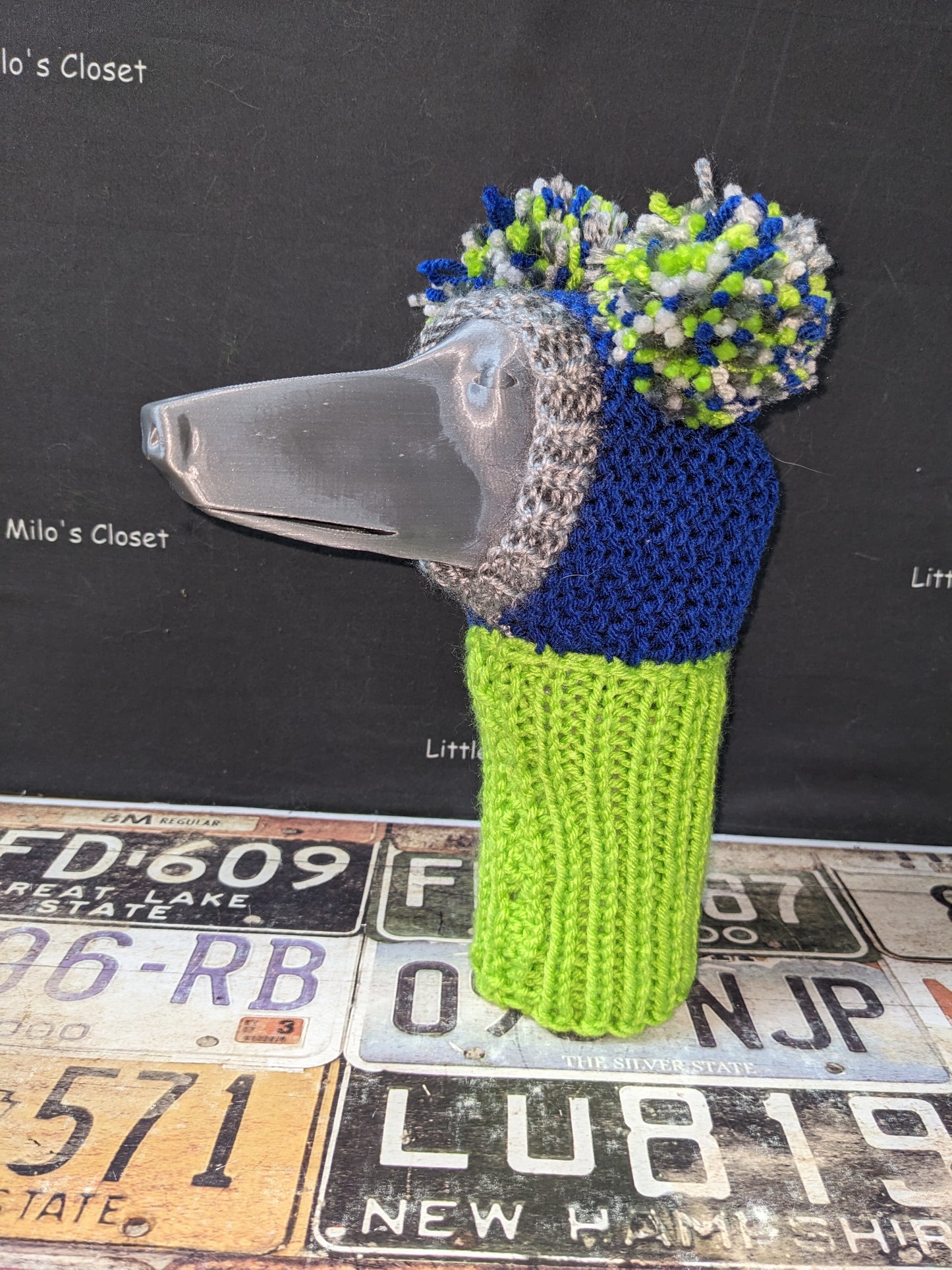 Pom Pom Knitted hats for Italian Greyhounds