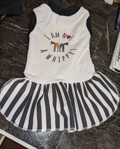 Custom "I am not a Whippet" French Crop Tops & Skirted Crop Tops - Little Milo's Closet