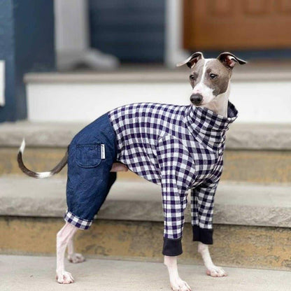 Greyhound Winterjas, Salukis Trui Greyhound Winterkleding Hond T-shirt Lente Herfst Hond Jumpsuit Pyjama (Blauw, 3XL Greyhound Winterjas, Salukis Trui Greyhound Winterkleding Hond T-shirt Lente Herfst Hond Jumpsuit Pyjama (Blauw, 3XL