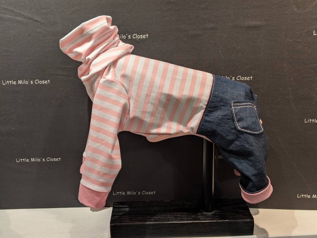 Custom Italian Greyhound Jeans Onesie - Little Milo's Closet