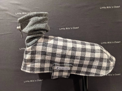 Custom Wool Winter Coat For Iggys & Other Chilly Pups - Little Milo's Closet