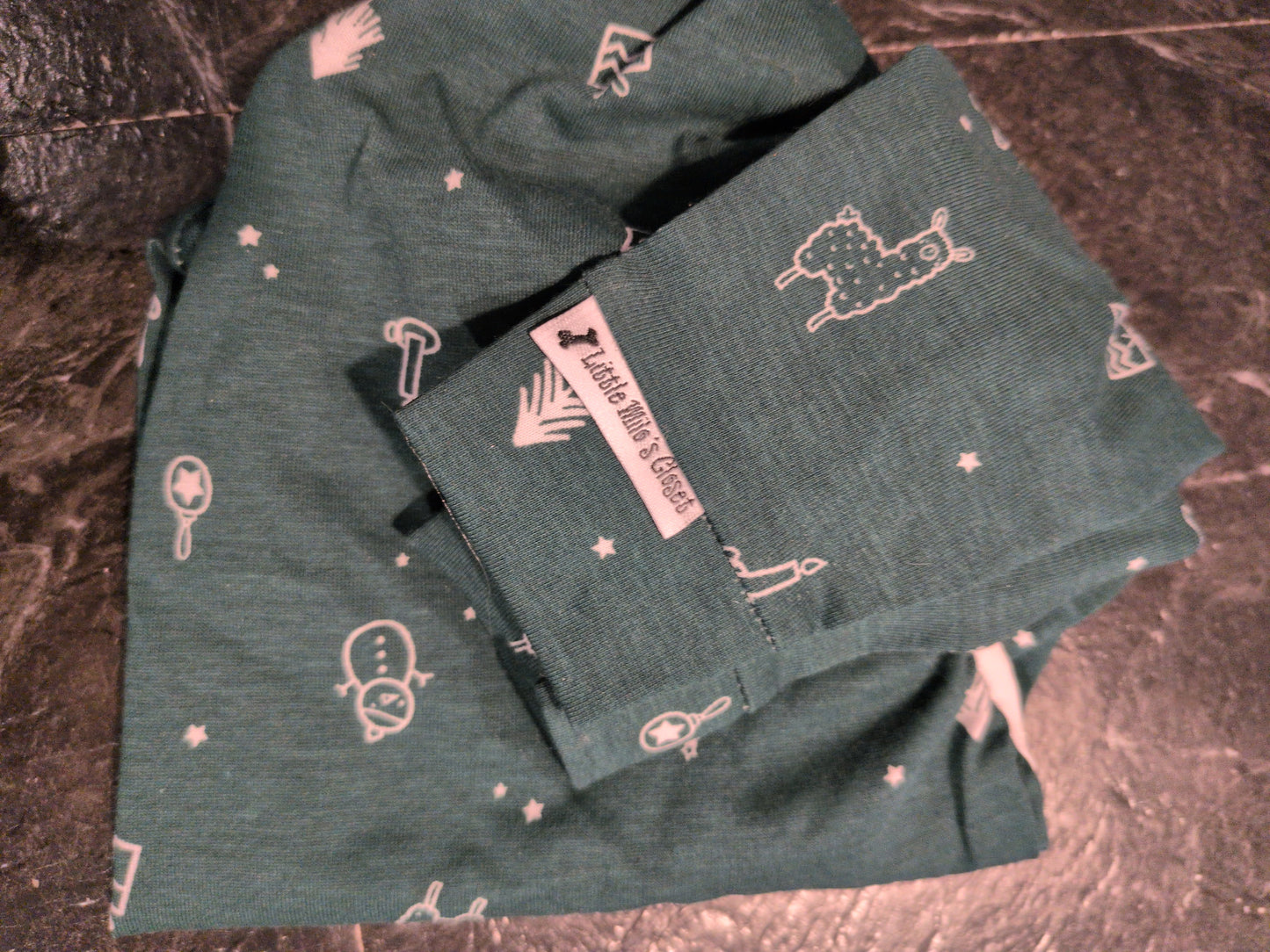 Christmas Italian Greyhound Cotton Lycra Bodysuits