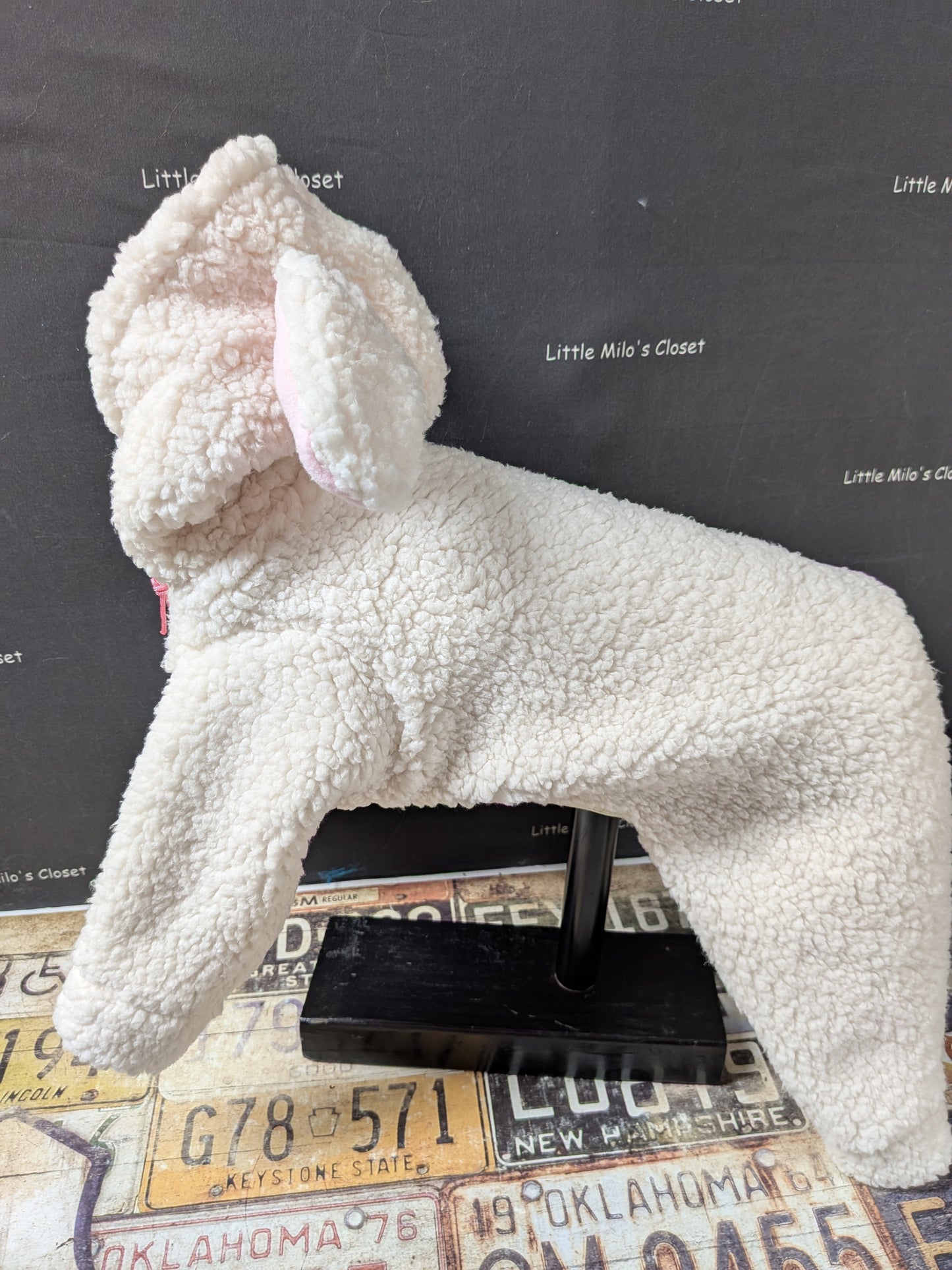 Custom Hooded or Snooded Sherpa Bodysuit