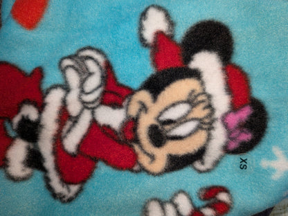 Ready to Ship Extra Small Christmas Plush Fleece Jammies