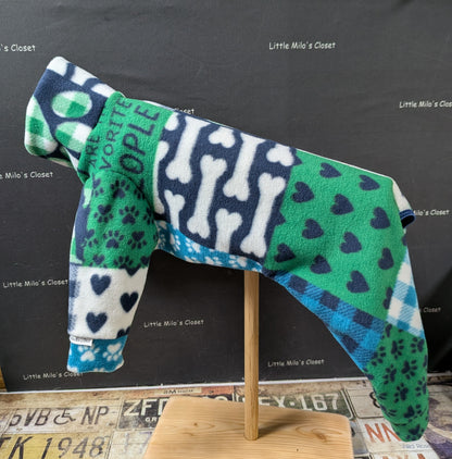 Custom Fleece Bodysuit Dogs are People