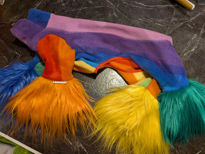 Custom Primary Stripe Limited Edition Fleece Bodysuit