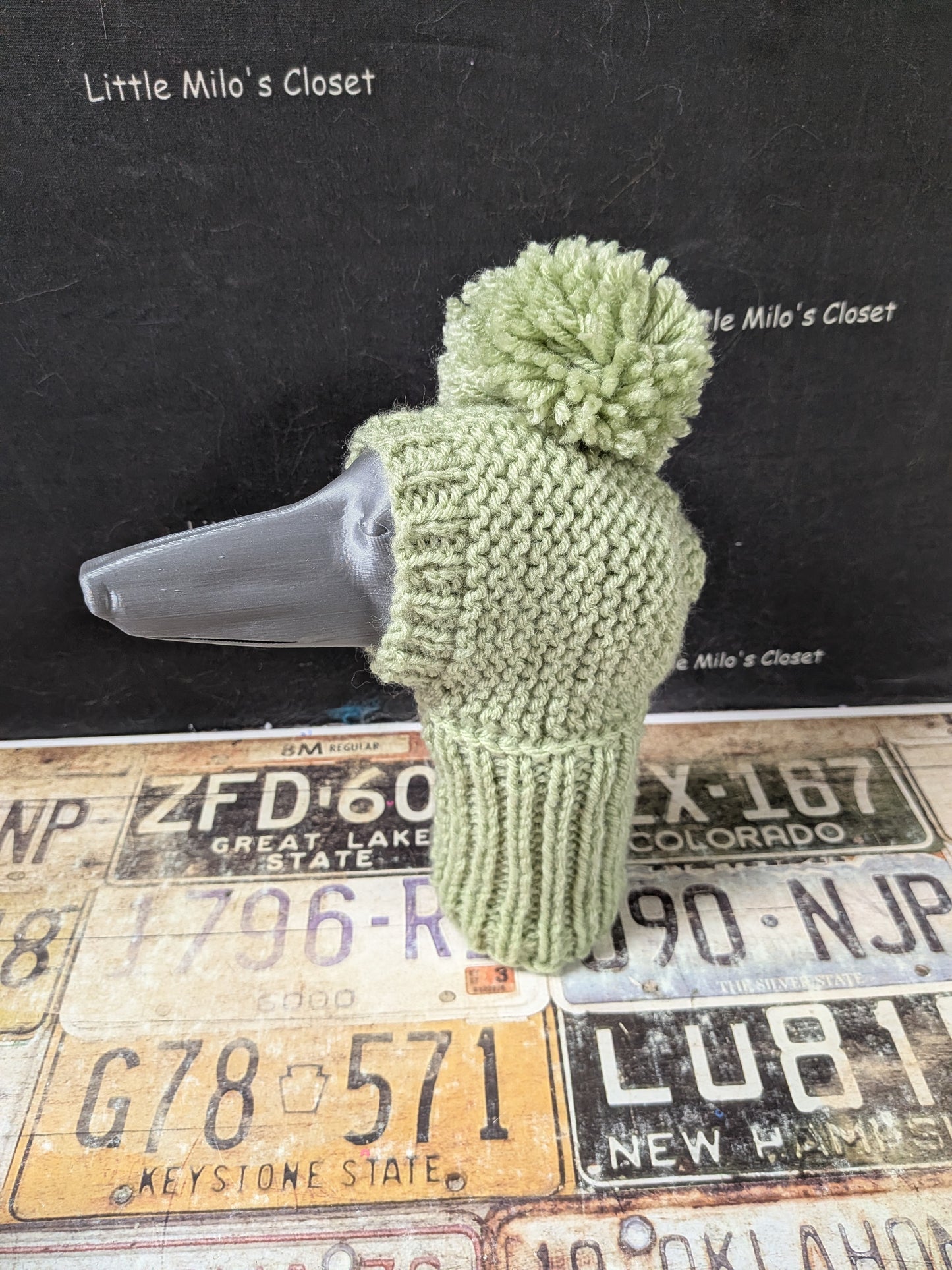 Pom Pom Knitted hats for Italian Greyhounds