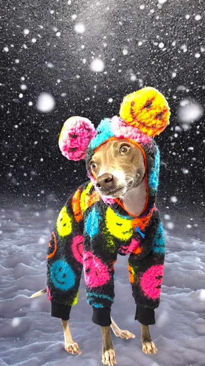 Custom Hooded or Snooded Sherpa Bodysuit