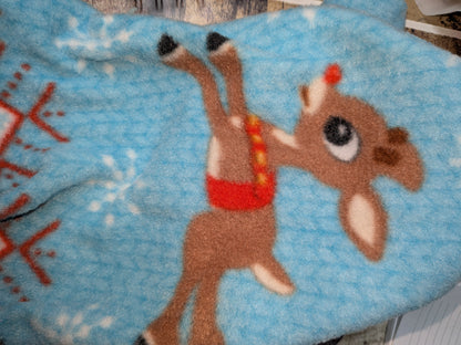 Ready to Ship Extra Small Christmas Plush Fleece Jammies