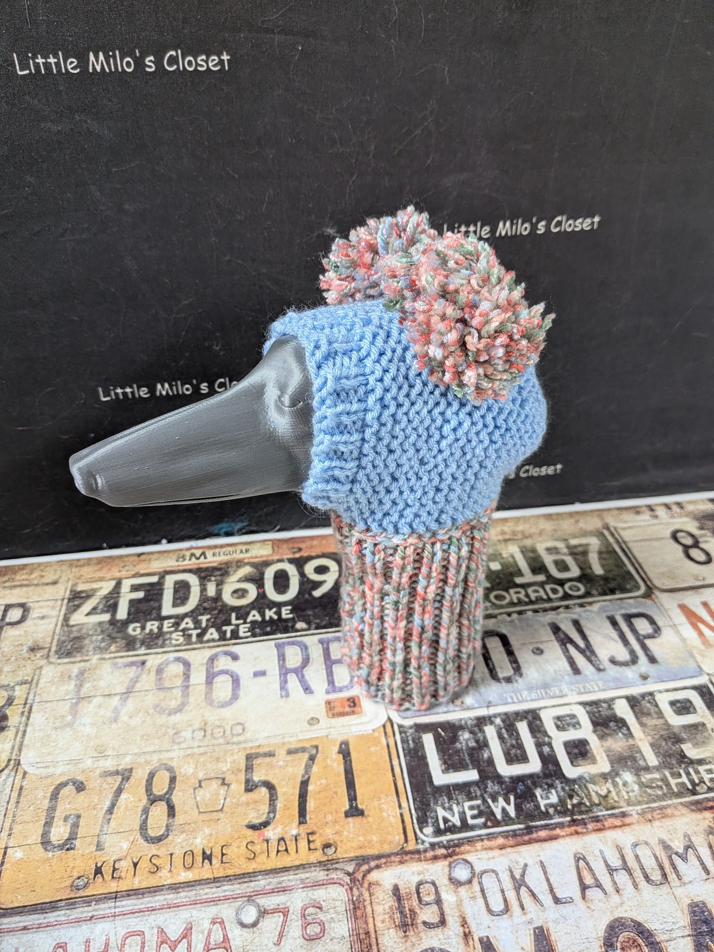 Pom Pom Knitted hats for Italian Greyhounds