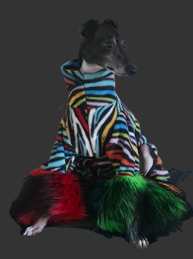 Custom Zebra Limited Edition Fleece Bodysuit