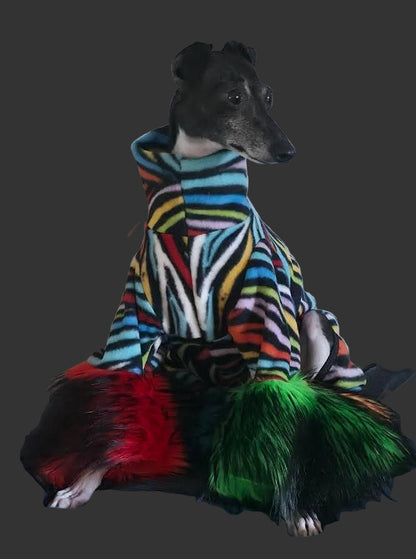 Custom Zebra Limited Edition Fleece Bodysuit