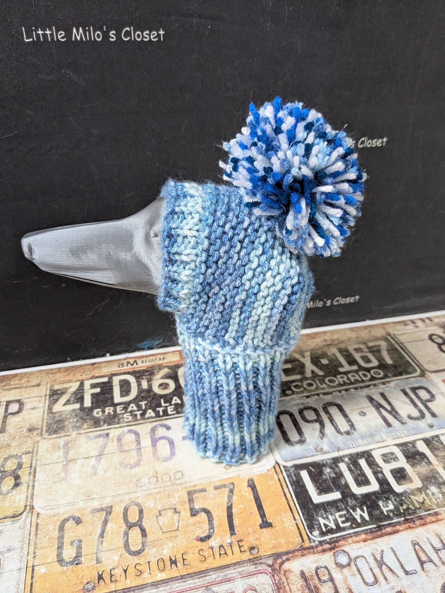 Pom Pom Knitted hats for Italian Greyhounds